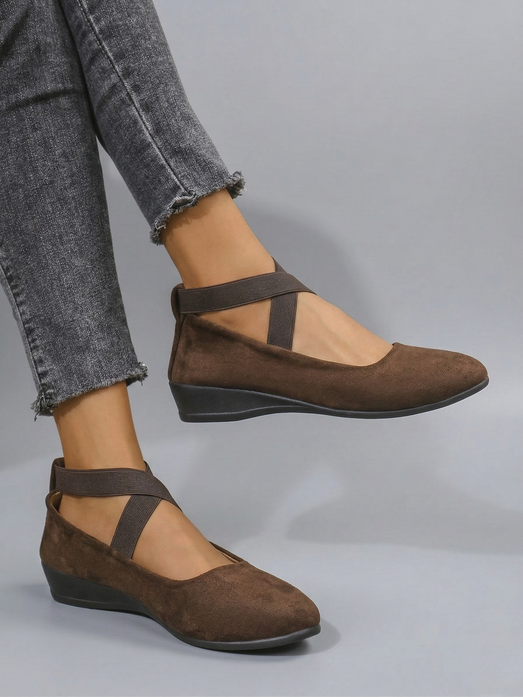 Calerinne | Closed Wedge Ballerina Shoes