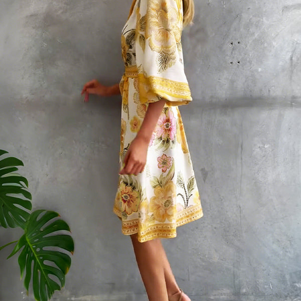 Clara Printed Dress