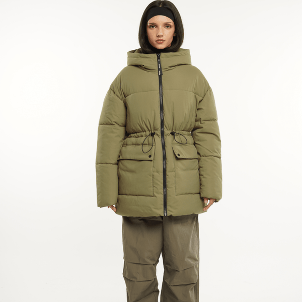 EVA | VESTE PUFFER À CAPUCHE IMPERMÉABLE