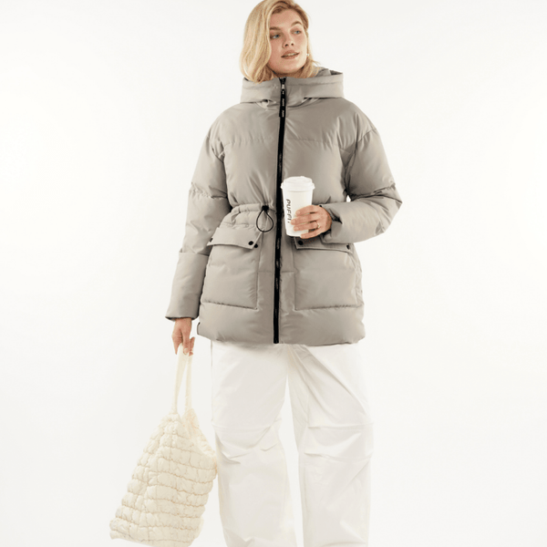 EVA | VESTE PUFFER À CAPUCHE IMPERMÉABLE
