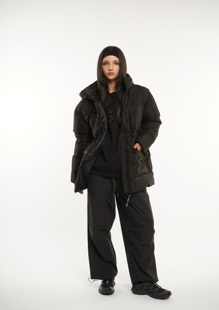 EVA | VESTE PUFFER À CAPUCHE IMPERMÉABLE