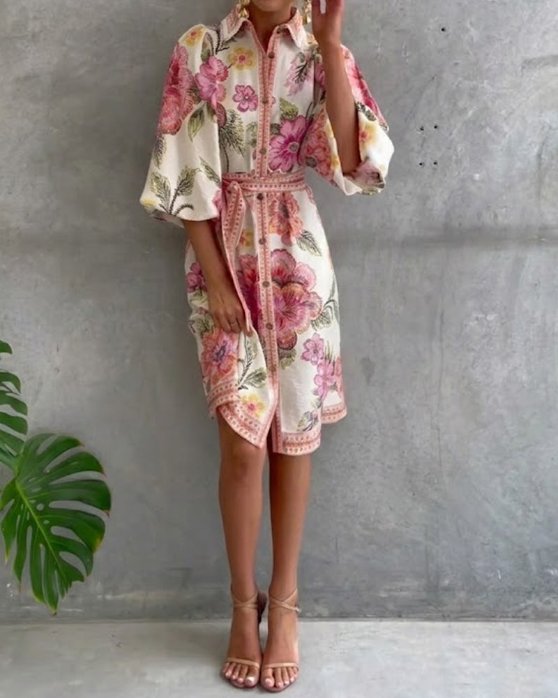 Clara Printed Dress