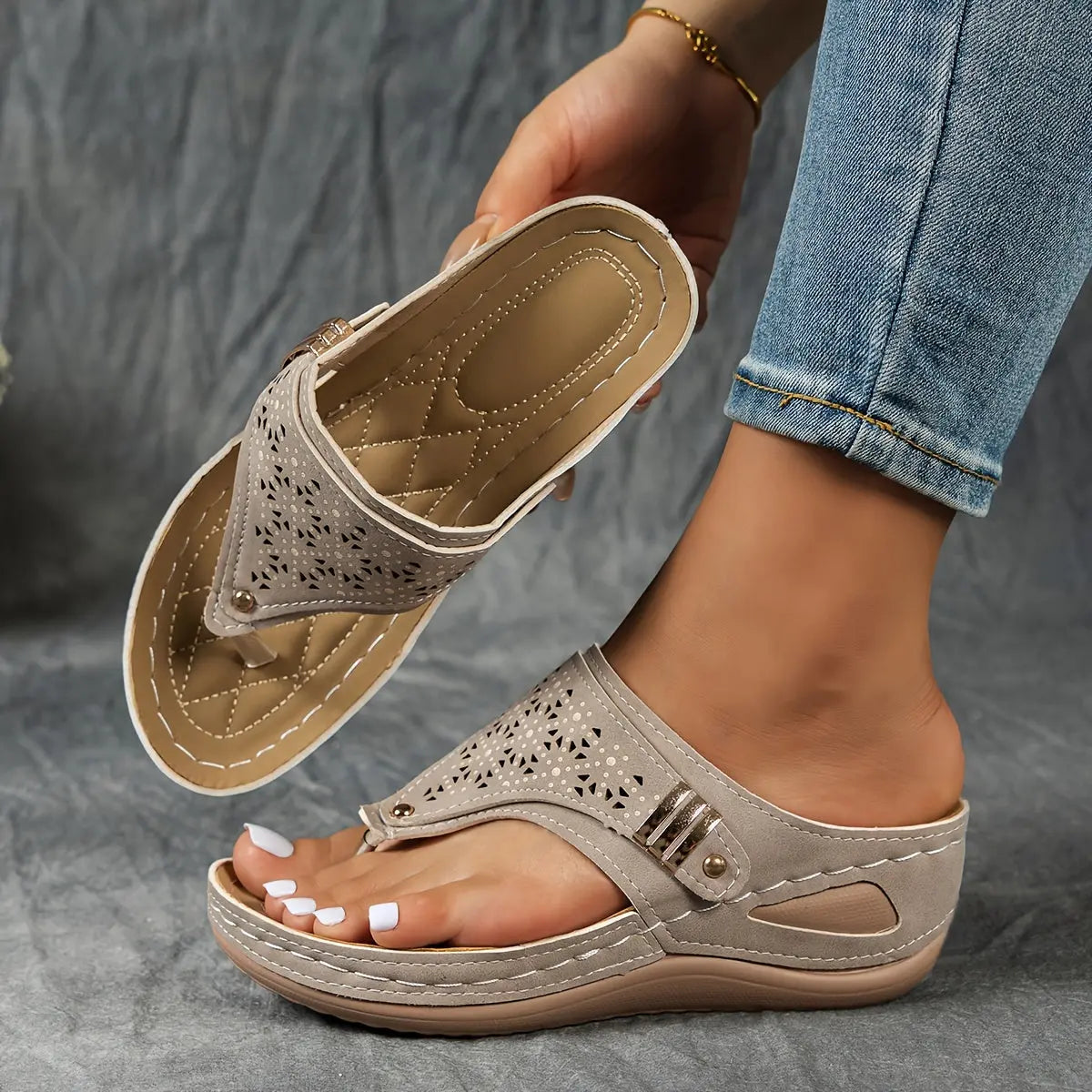Élodie - Kile-heeled sandals for women