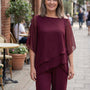 Valerie - Soft Drape Two-Piece Set – Effortless Polish, All-Day Comfort