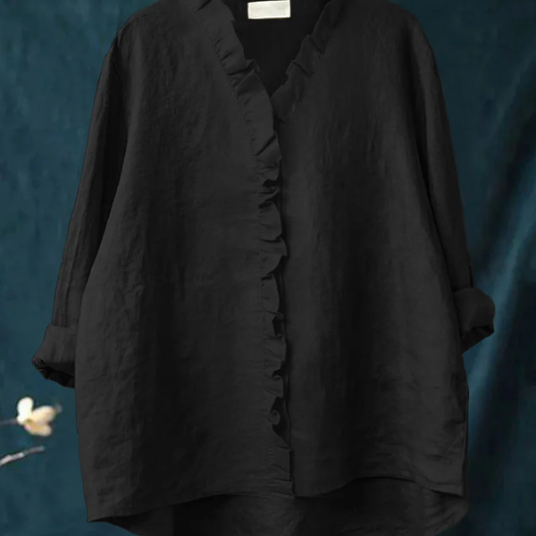 Maribel | Soft Ruffle Blouse -  for Real Comfort