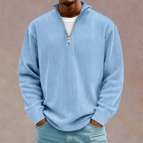 VALENCE | PULL ZIPPÉ CHALEUR LÉGÈRE POUR HOMMES