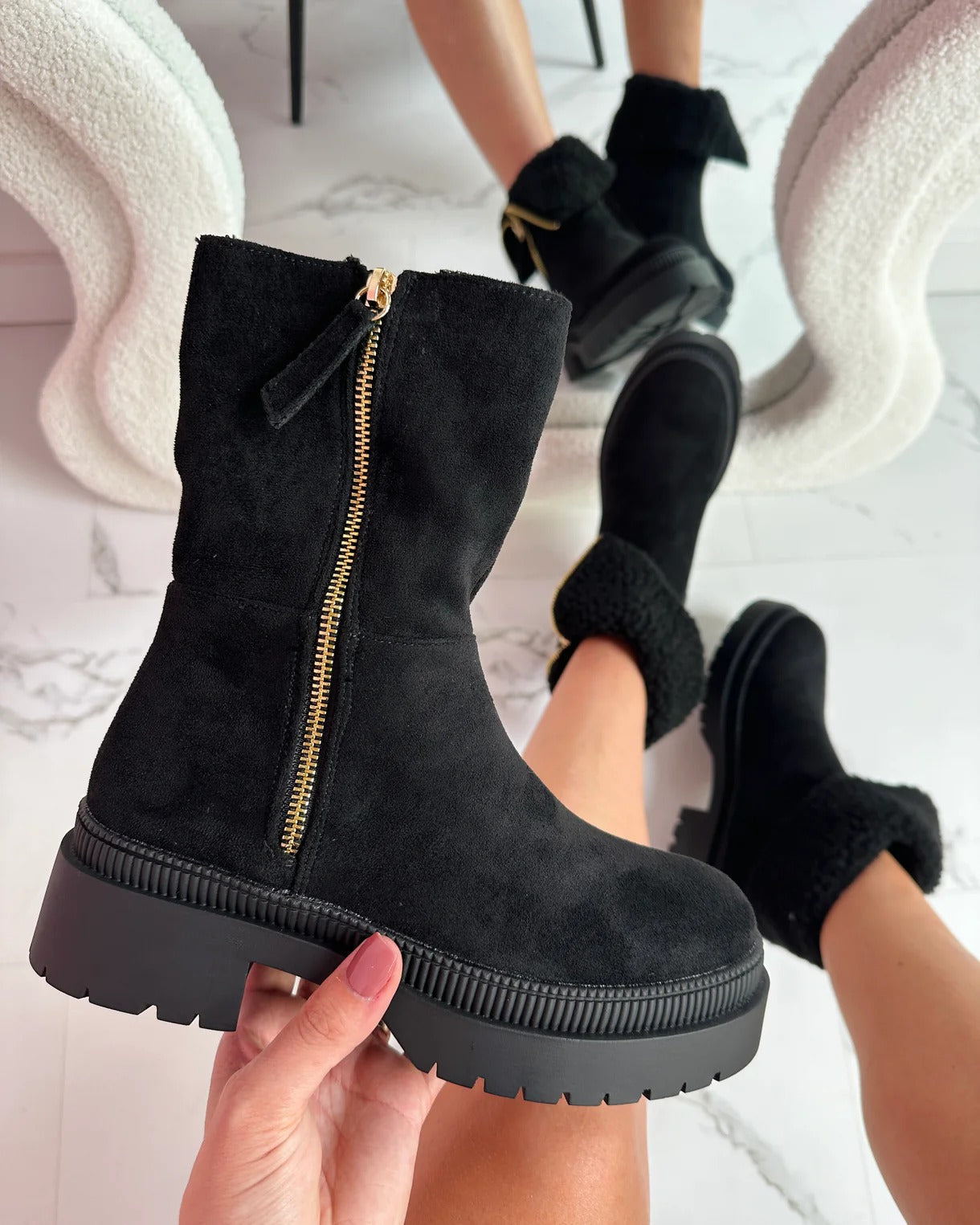 Missa | Bottes Zippées Confortables