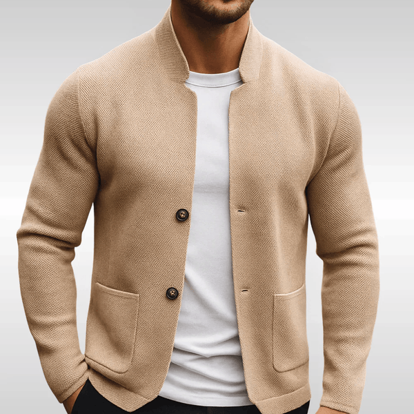 LAURENT | GILET EN MAILLE TEXTURÉE POUR HOMME