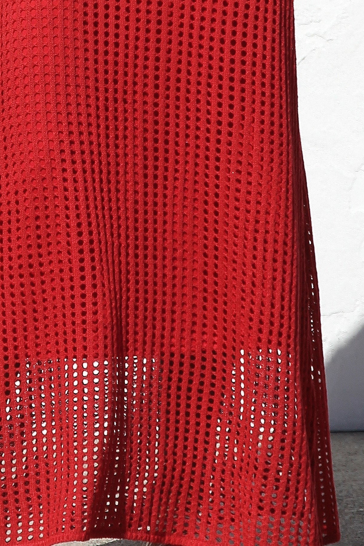 ESSENTIAL - Airlie Crochet Maxi Dress - Natural
