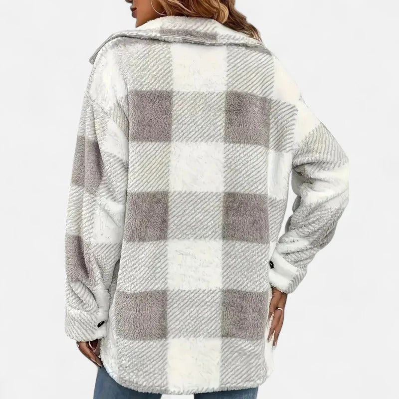 Brooklyn | Veste à Boutons Carreaux