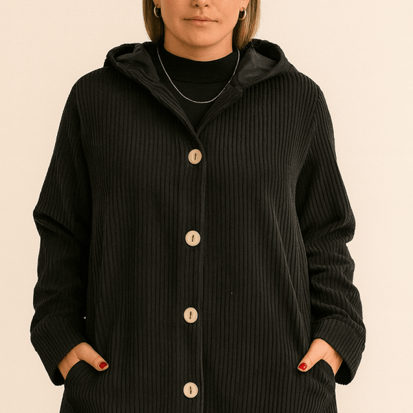 INDIE | VESTE À CAPUCHE EN CORDUROY