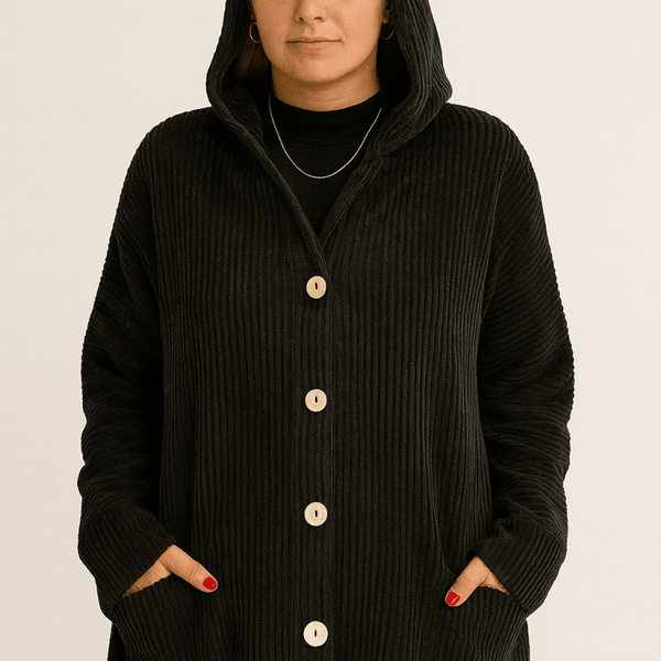 INDIE | VESTE À CAPUCHE EN CORDUROY