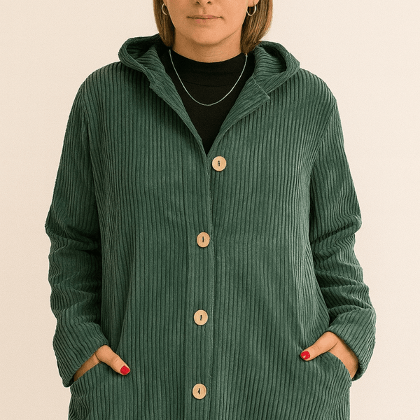 INDIE | VESTE À CAPUCHE EN CORDUROY
