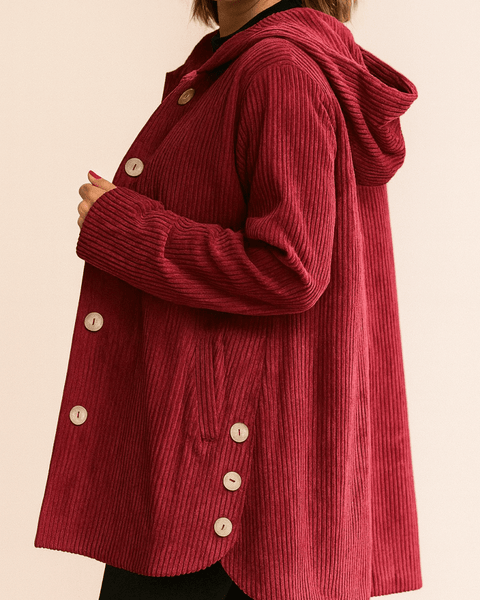 INDIE | VESTE À CAPUCHE EN CORDUROY