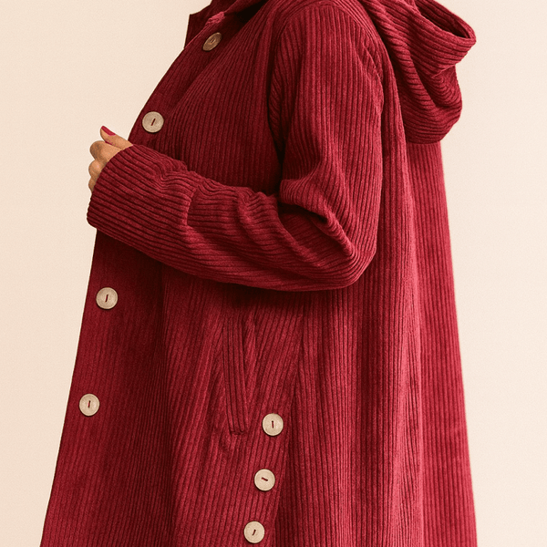 INDIE | VESTE À CAPUCHE EN CORDUROY