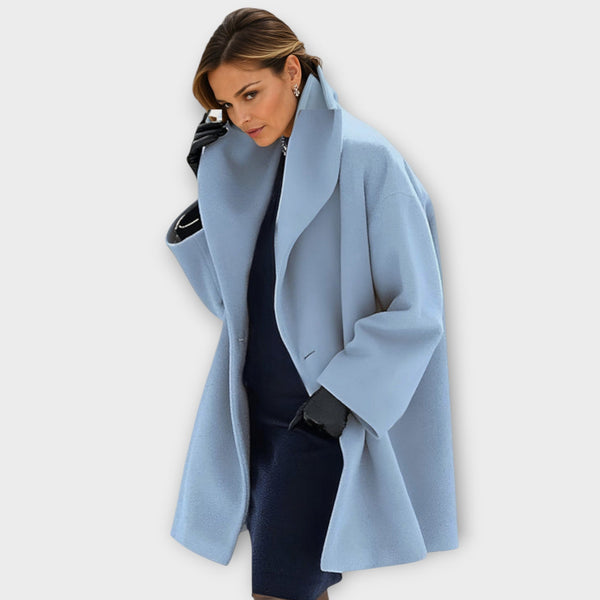 Emma - Manteau en Laine Coupe-Vent Premium