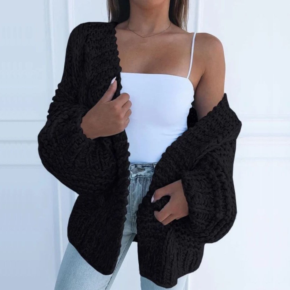 Everlee | Cardigan Relaxed en Tricot Épais