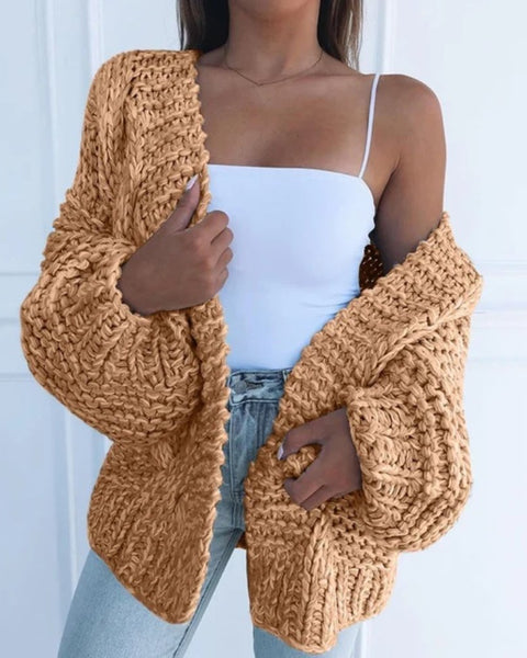 Everlee | Cardigan Relaxed en Tricot Épais