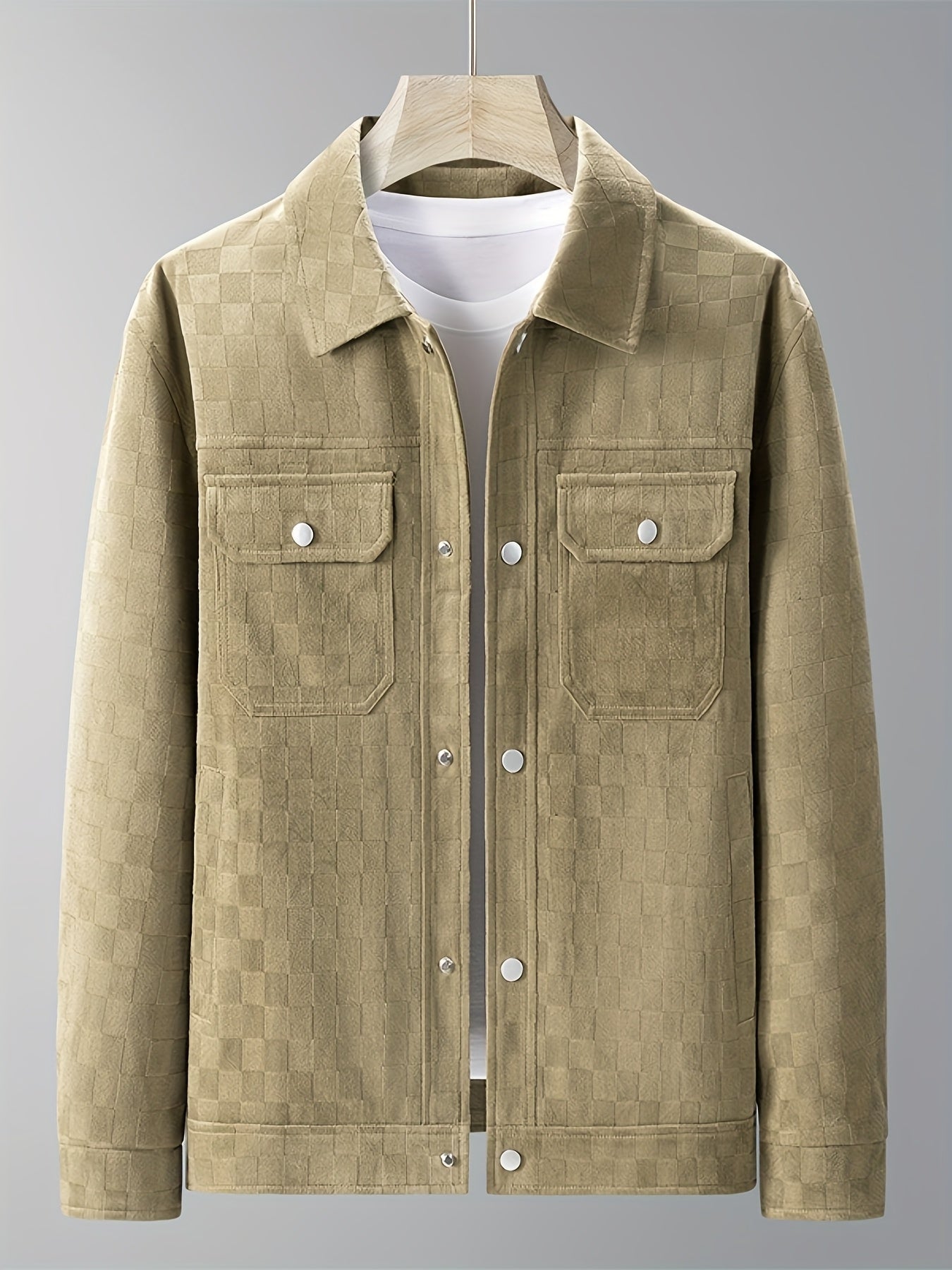 Maverick | Veste en Suède Carreautée