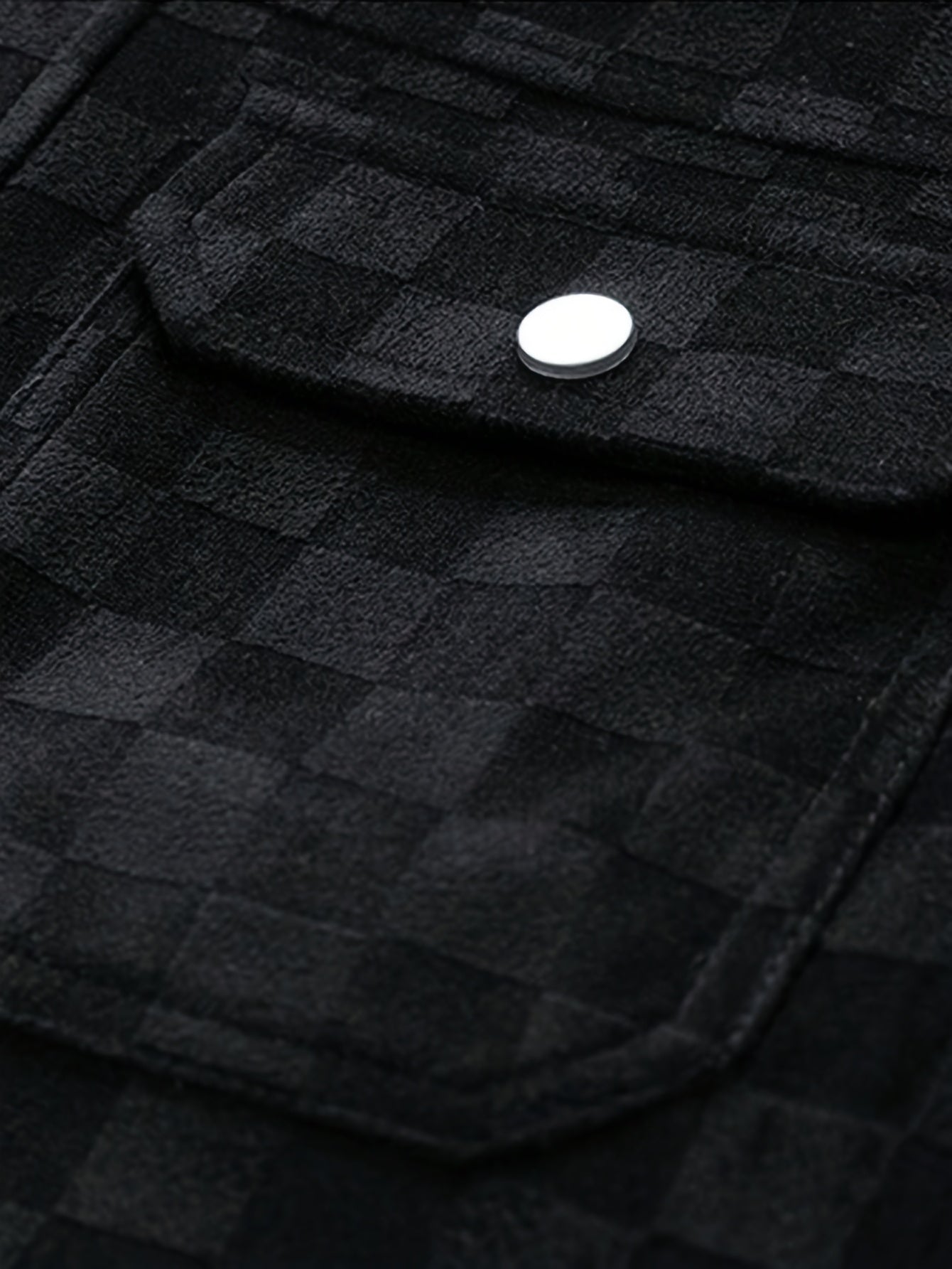 Maverick | Veste en Suède Carreautée