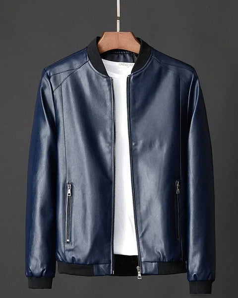 Veste de Motard en Cuir