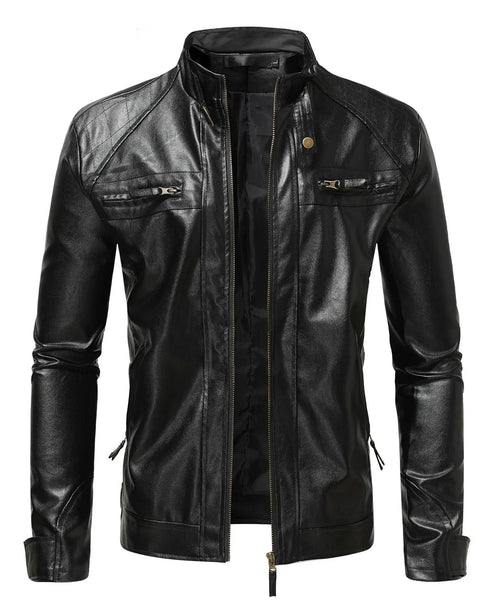 Veste en Cuir Élégante pour Hommes