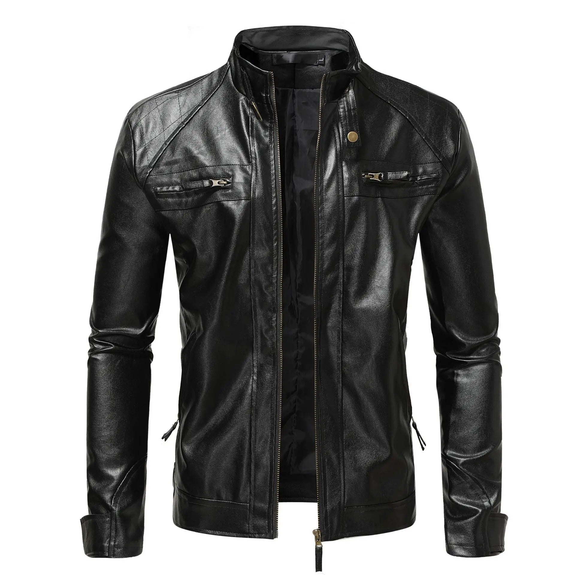 Veste en Cuir Élégante pour Hommes