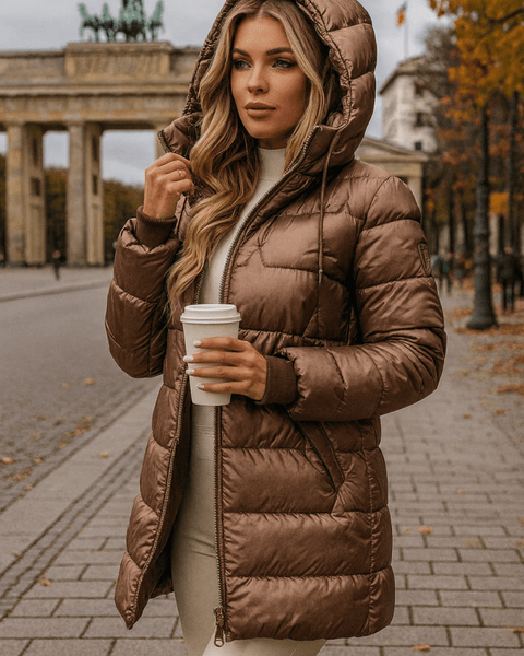MARGA | VESTE LONGUE QUILTÉE CHAUDE