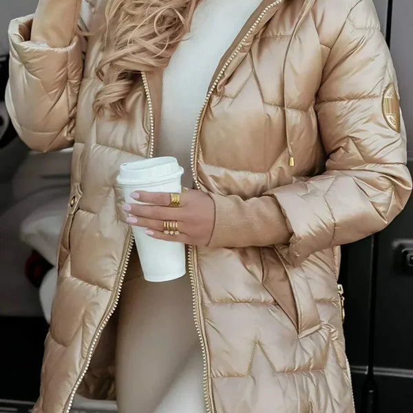 MARGA | VESTE LONGUE QUILTÉE CHAUDE