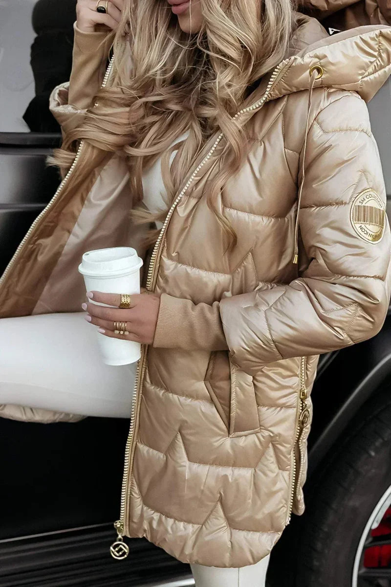 MARGA | VESTE LONGUE QUILTÉE CHAUDE