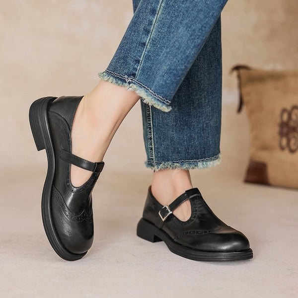 Risla Cuir Mary Janes