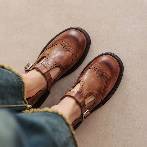 Risla Cuir Mary Janes