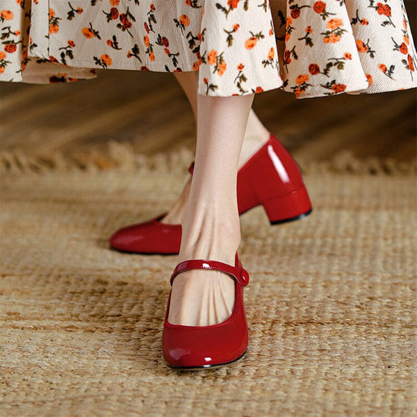 Livy | Mary Janes en cuir