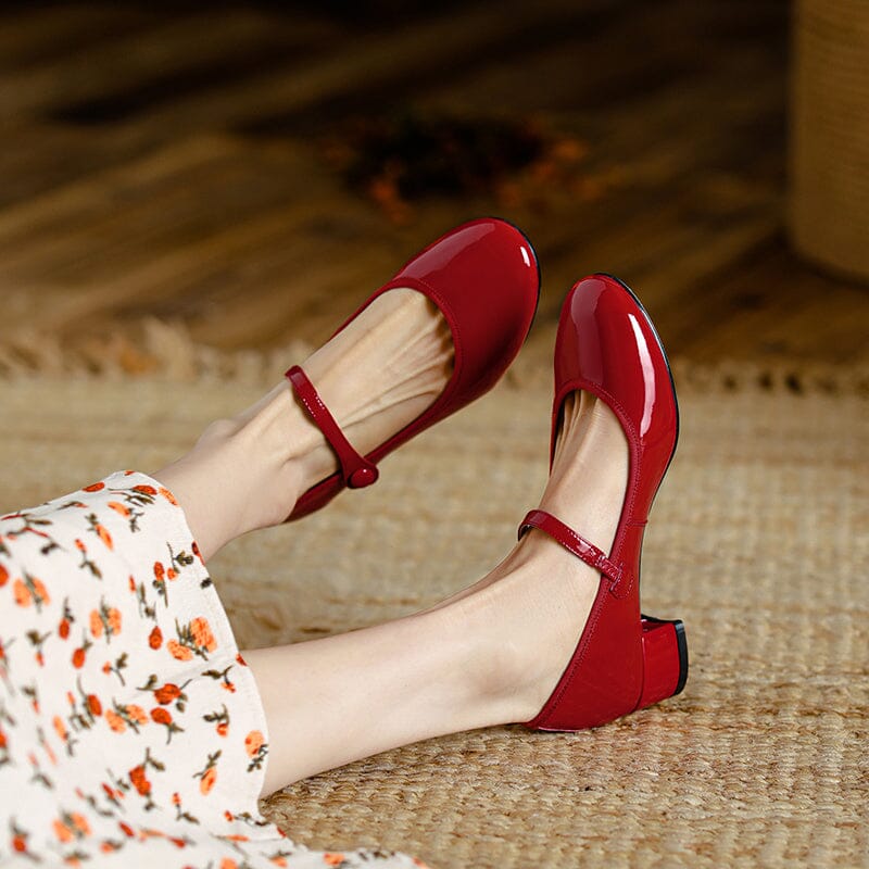 Livy | Mary Janes en cuir