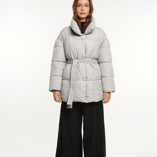 NOVA | VESTE PUFFER CEINTURÉE MI-LONGUE