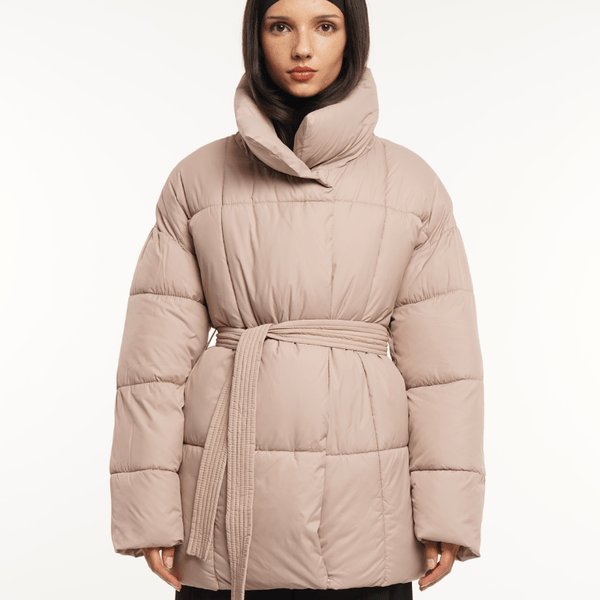 NOVA | VESTE PUFFER CEINTURÉE MI-LONGUE