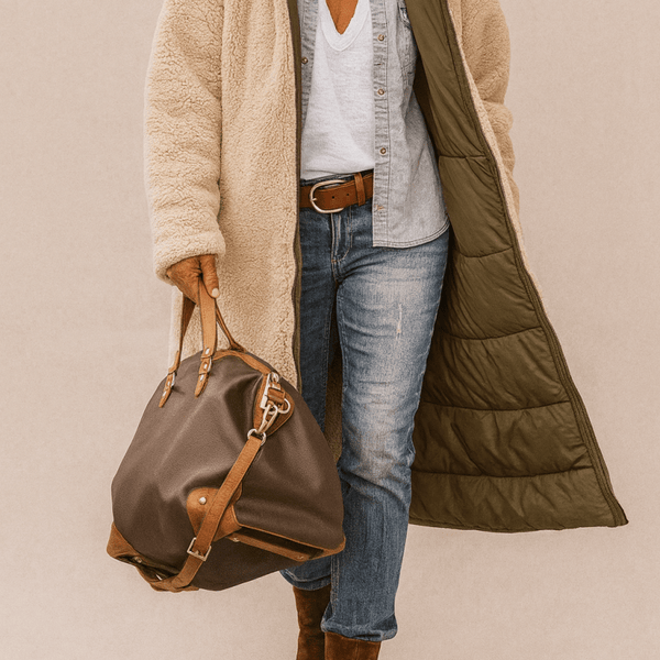 SASHA | MANTEAU RÉVERSIBLE DOUX