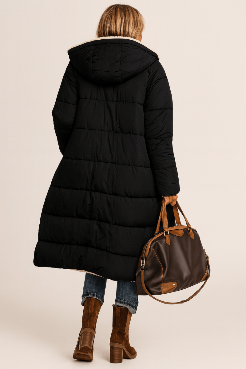SASHA | MANTEAU RÉVERSIBLE DOUX