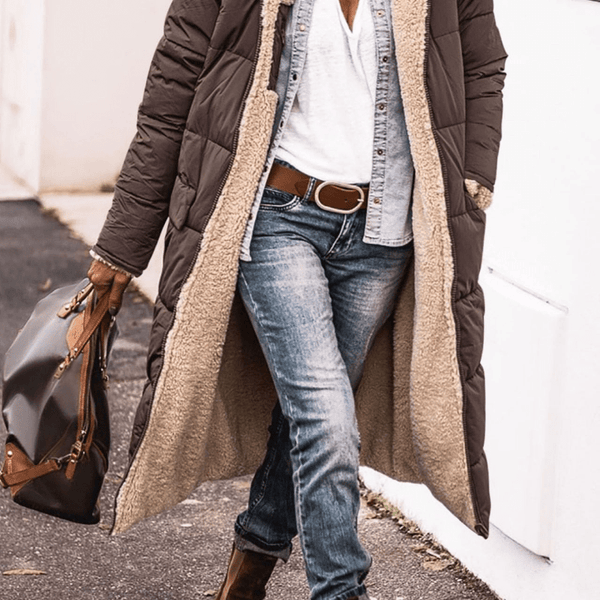 SASHA | MANTEAU RÉVERSIBLE DOUX