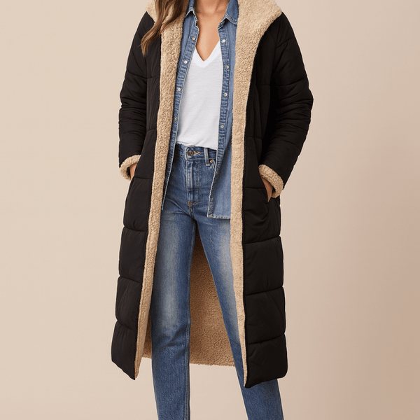 SASHA | MANTEAU RÉVERSIBLE DOUX