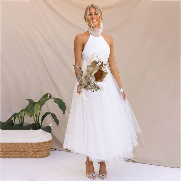Robe Tendance Col Montant Aria