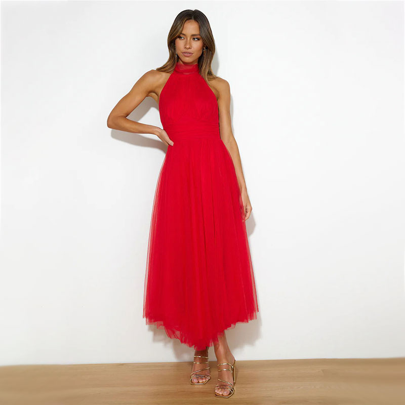 Robe Tendance Col Montant Aria