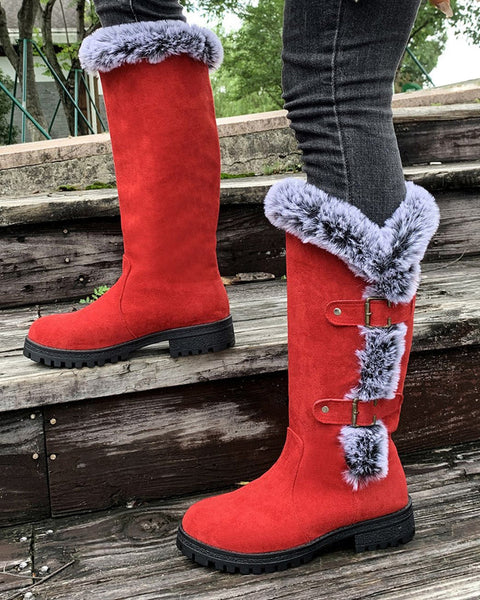 Willow Lane | Bottes d'hiver mi-mollet doublées en peluche