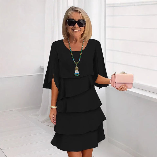 Misa | Elegant layered dress with ruffles