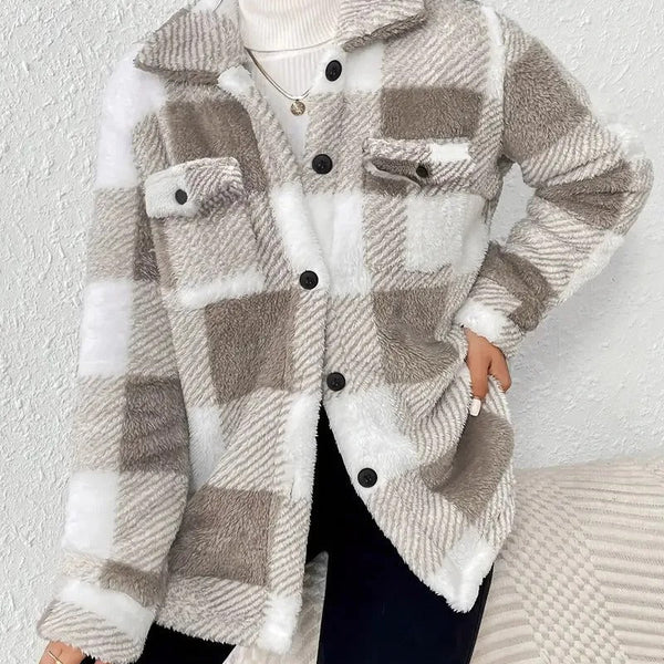 Brooklyn | Veste à Boutons Carreaux