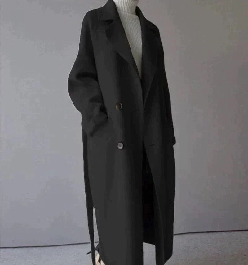 VICTORIA - MANTEAU LONG ÉLÉGANT