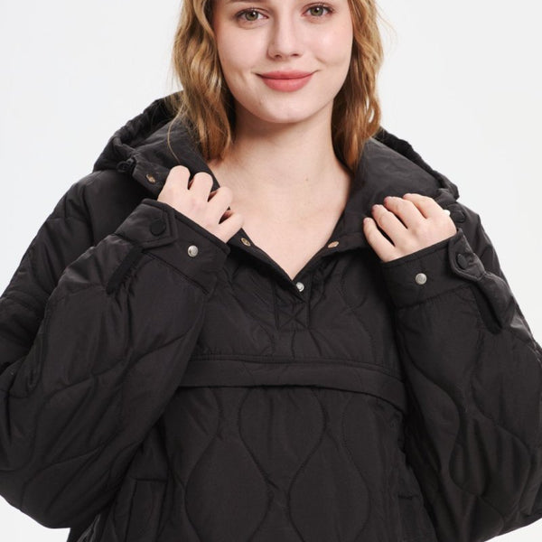 SAULE | VESTE CAPUCHE QUILTÉE RÉSISTANTE À L'EAU