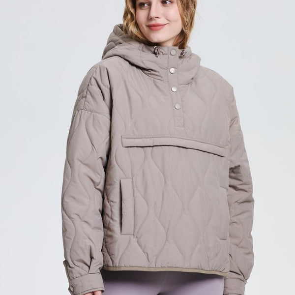 SAULE | VESTE CAPUCHE QUILTÉE RÉSISTANTE À L'EAU