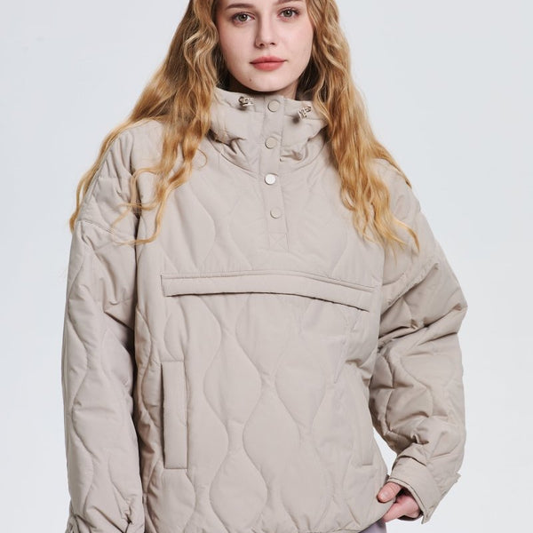 SAULE | VESTE CAPUCHE QUILTÉE RÉSISTANTE À L'EAU