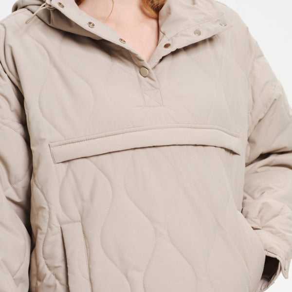 SAULE | VESTE CAPUCHE QUILTÉE RÉSISTANTE À L'EAU